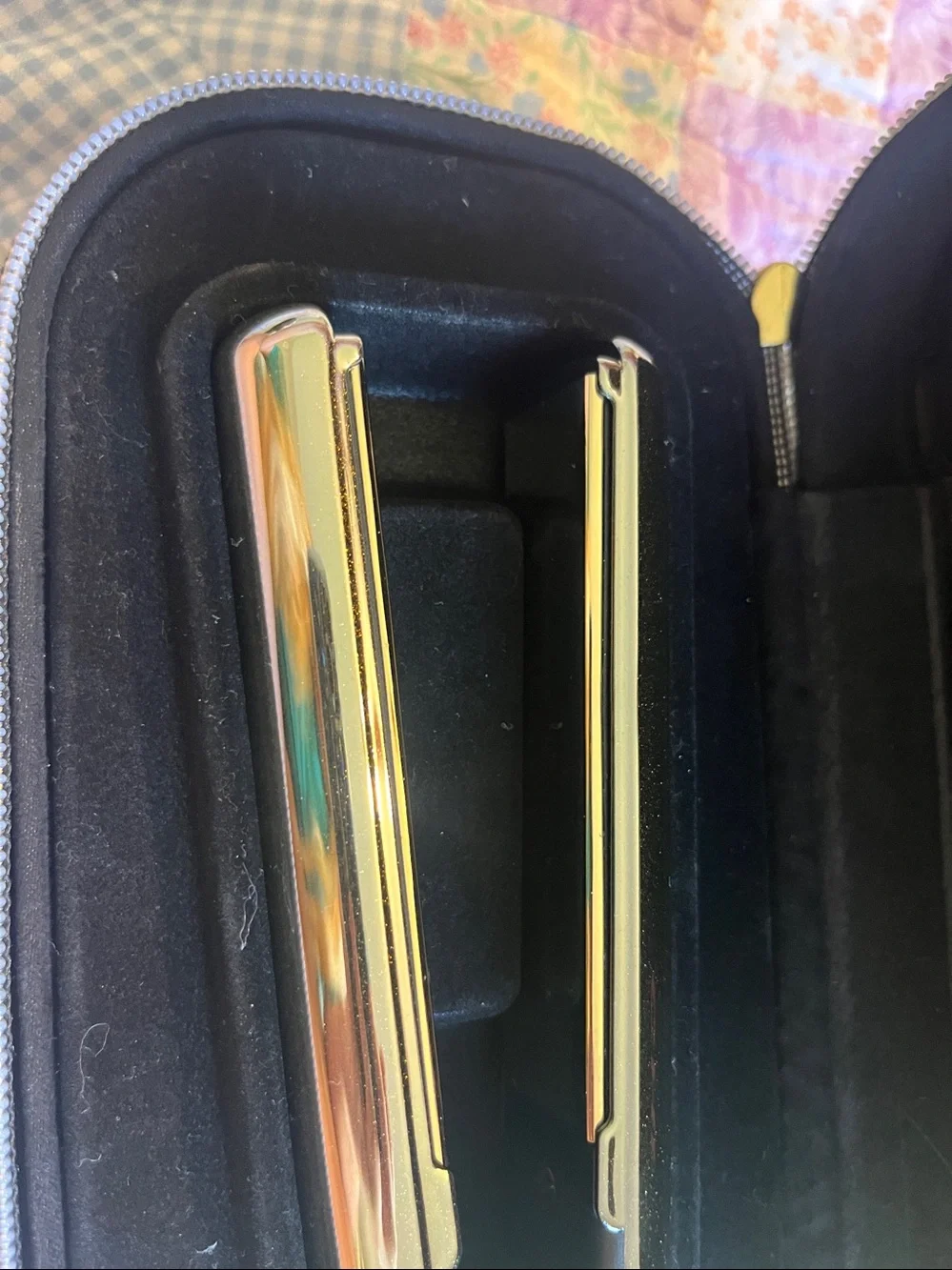 CHI Gold Flat Iron with Protective Case